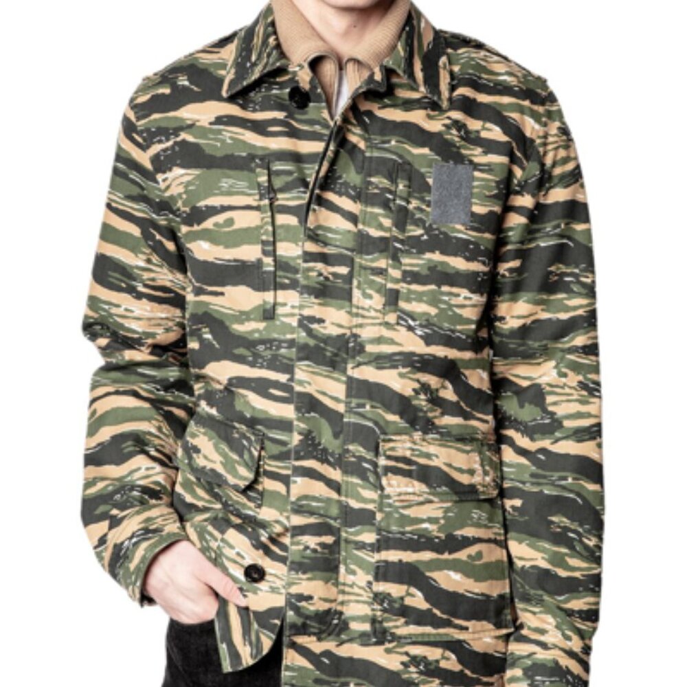 ZADIG & VOLTAIRE-Kido Heavy Cotton Camo Mens Jacket